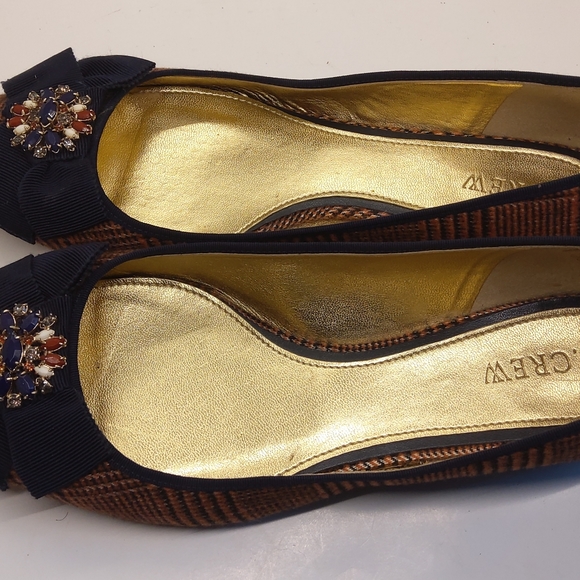 J. Crew Plaid Bow Flats - Picture 9 of 10